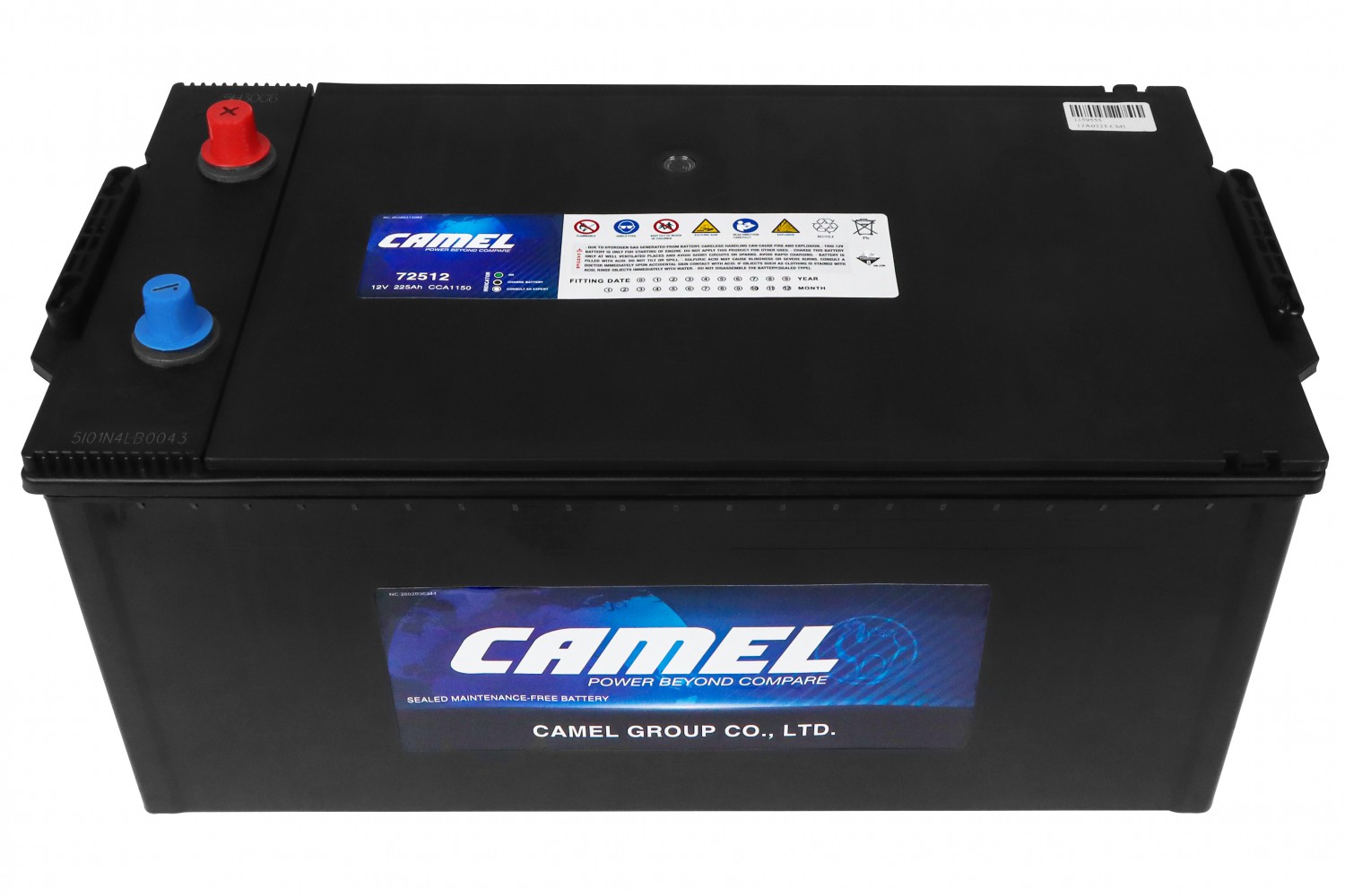 АКУМУЛЯТОРНА БАТАРЕЯ CAMEL НА РІДКОМУ ЕЛЕКТРОЛІТІ ВИКОРИСТОВУЮТЬСЯ ДЛЯ ЗАПУСКУ ПОРШНЕВИХ ДВИГУНІВ 12V 225AH